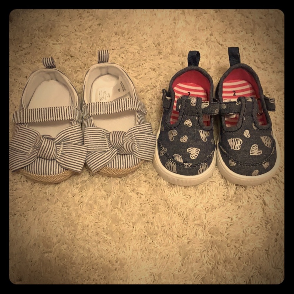Baby shoes 3-6 months & size 2